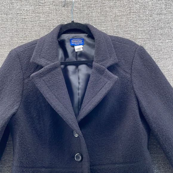 Pendelton Blazer Womans Medium Merino Wool Fuzzy and Soft Similar to Shearling - Picture 2 of 13